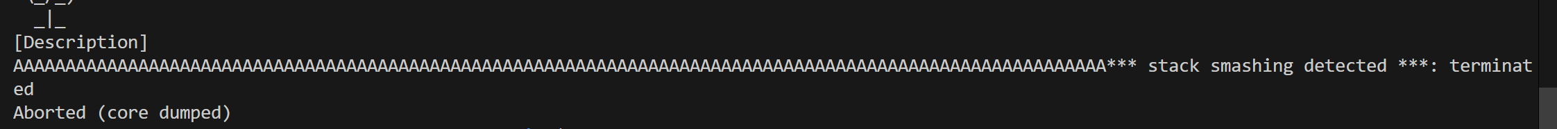 Stack smash